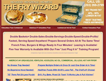 Tablet Screenshot of frywizard.com